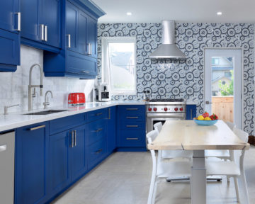 Toronto Blue Kitchen Cabinetry